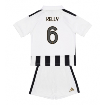 Juventus Lloyd Kelly #6 Maglia Gara Casa Repliche 2026-27 Bambino Maniche Corte